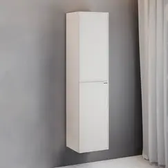 Шкаф-колонна Comforty Мадрид 40 серый шёлк