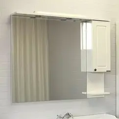 COMFORTY. Зеркало-шкаф "Севилья-100" слоновая кость