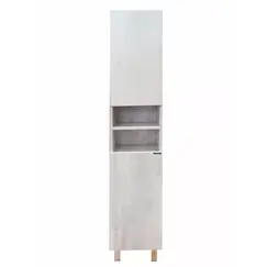 COMFORTY. Шкаф-колонна напольная "Верона-35-Н" дуб белый