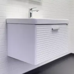 Подвесная тумба-умывальник Comforty Танжер-70П белая матовая с раковиной Comforty 4470