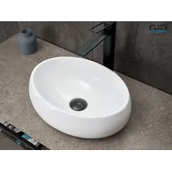 Накладная белая раковина для ванной Gid N9030ds