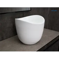 Накладная белая матовая раковина для ванной Gid N9303wg