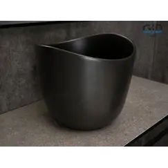 Накладная черная раковина для ванной Gid N9303bg