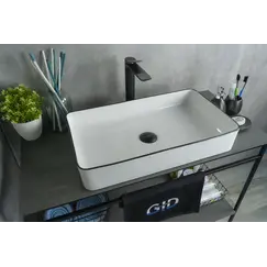 Накладная цветная раковина для ванной Gid Nc9399