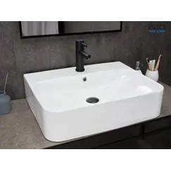 Накладная белая раковина для ванной Gid N9258