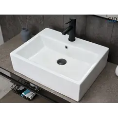 Накладная белая раковина для ванной Gid N9153