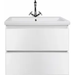 Тумба подвесная с раковиной Style Line Даймонд Люкс Plus