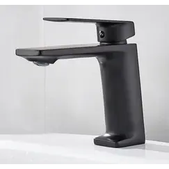 Смеситель для раковины ACWEN 81131B черный матовый