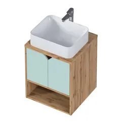 Тумба подвесная 1Marka Delta Мята софт