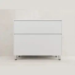 Тумба напольная Style line  "ЛИМА" эмаль, с раковиной LINE , 2 ящ., PLUS, белый матовый