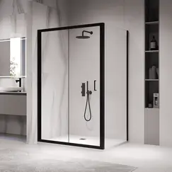 Душевой уголок RGW PA-142B (PA-21B+Z-050-5B) прозрачное/черный