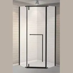 Душевое ограждение ESBANO ESS-90PR-B  90х90х195 без поддона