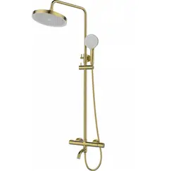 Душевая стойка ESBANO CELINE (DS-SG) брашированное золото