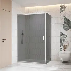 Душевой уголок RGW CL-133 (CL-13 + Z-03) тонированное/хром