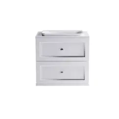 Тумба подвесная с раковиной на столешнице Astra-Form  Классик  с 2 ящиками белый матовый