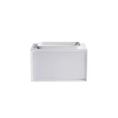 Тумба подвесная с раковиной на столешнице Astra-Form Фрейм с 1 ящ. белый матовый