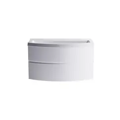 Тумба подвесная с  раковиной Astra-Form Венеция 2.0 с 2 ящиками  белый матовый