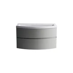 Тумба подвесная с раковиной  Astra-Form Венеция 2.0 с 2 ящиками  серо-бежевый матовый