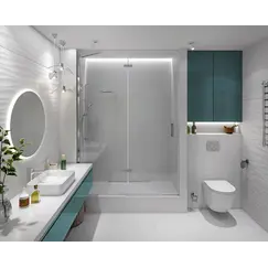 Керамогранит Princess_GT Белый 40x80