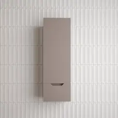 Пенал Style line "Остин" 36 см подвесной 1 ящик тауп темный эмаль PLUS