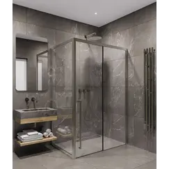 Timo душевое ограждение TDSS-/13C-8L/R, раздвиж , проф никель