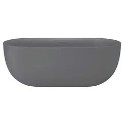 Акриловая ванна AVS Сильва 170x80 серая матовая с донным клапаном