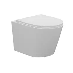 Унитаз подвесной AVS Тоник безободковый, белый