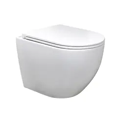 Унитаз подвесной AVS Метрополь безободковый, белый