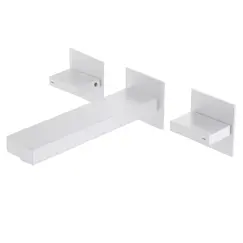 Смеситель ABBER Daheim AF82122W для раковины скрытого монтажа, белый матовый