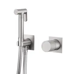 Смеситель ABBER Rund AF8725SP с гигиеническим душем, сатин