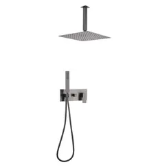 Душевая система ABBER Daheim AF8221NG скрытого монтажа без излива, никель