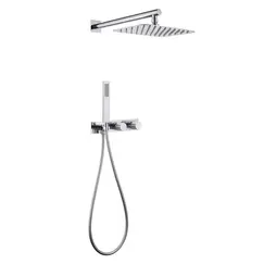 Душевая система ABBER Rund AF8718 скрытого монтажа без излива, хром