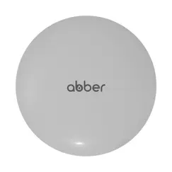 Накладка на слив для раковины ABBER AC0014MLG светло-серая матовая, керамика