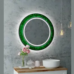 Зеркало ACWEN "Forest Led" d80/d100 с бесконтактным сенсором