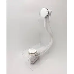 Слив перелив п/автомат Vega V55R 60см WHITE глянец эко