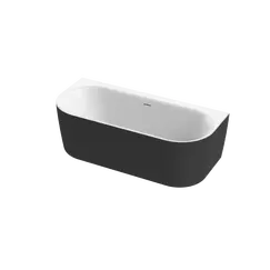 Акриловая ванна CEZARES METAURO-INT-Wall-180-80-60-B-W-MATT