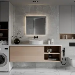 Зеркало ACWEN "Trezhe Led" 80х70 с бесконтактным сенсором, подогрев