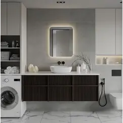 Зеркало ACWEN "Burzhe Led" 60х80 с бесконт.сенсором, холодная подсветка