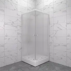 Душевое ограждение Triton ВЕЛЬВЕТ-К, А низкий поддон/матовое стекло