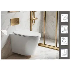 Унитаз Ceruttispa FARO Aria CT10833 Tornado подвесной безободковый