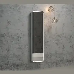Зеркало-пенал ACWEN "Lorenzo LED" 40х160 с розеткой