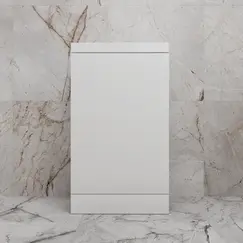 Тумба напольная "МОНО 50" с раковиной ASTI 50, белый софт