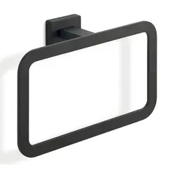 Gedy Atena, полотенцедержатель - кольцо, цвет черный матовый