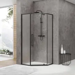 Душевой угол Black & White S875 100х100