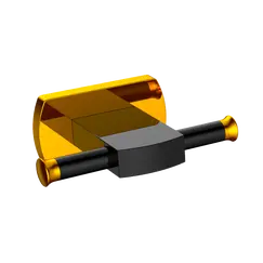 Крючок двойной Ceramalux AZZURO 95601