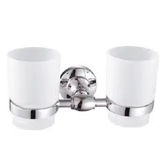 Стакан керамика двойной Ceramalux BIANCO 52003