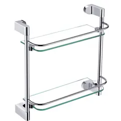 Полка стекло двойная Ceramalux CAPS 51015