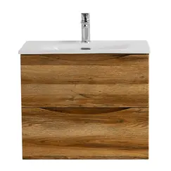 Тумба с раковиной подвесная BelBagno MARINO-CER-N Rovere Rustico