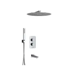 Встраиваемый комплект для ванны WasserKRAFT A178644 Thermo с верхней насадкой, лейкой и изливом