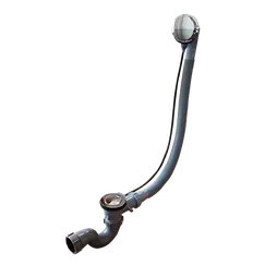 Слив-перелив Radomir полуавтомат (хром, с сифоном)